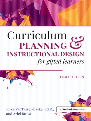 cover image of Curriculum Planning and Instructional Design for Gifted Learners